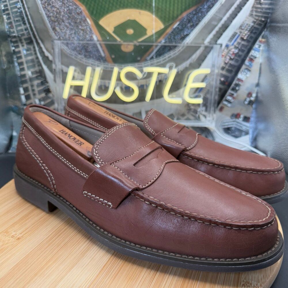 Sperry Top-Sider Brown Leather Penny Loafers Men’s Size 12